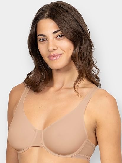 Fruit of the Loom Women's Multi-Pack Unlined Underwire Cotton Bra