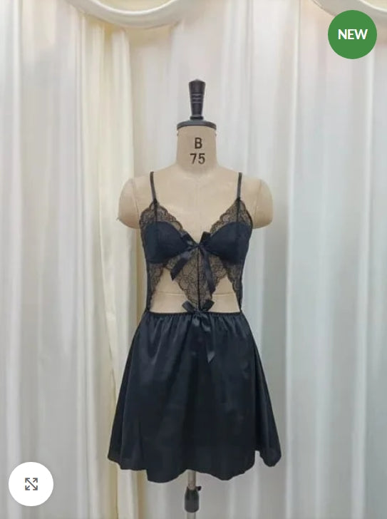 Baby Doll Beautiful Silk Night Robe for Bridal Wear